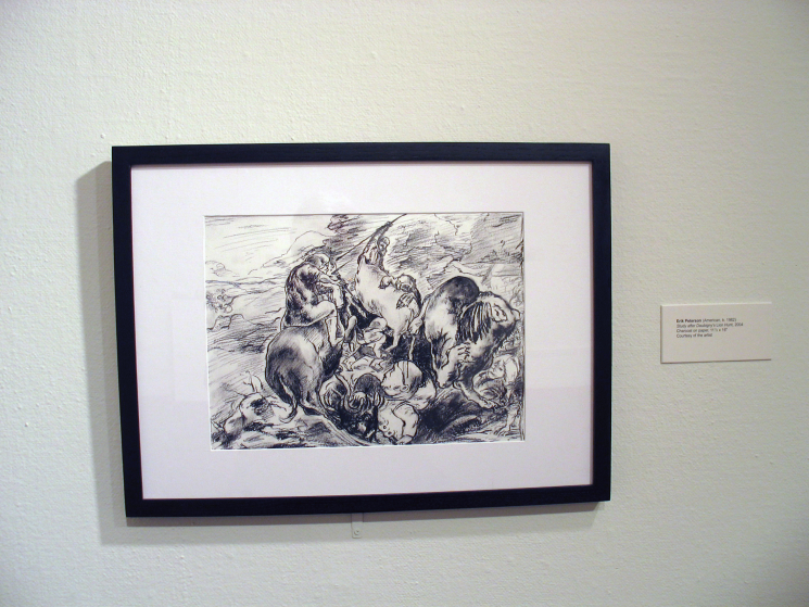 Lion Hunt (after Daubigny after Delacroix)