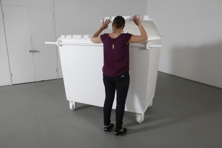 Styrofoam Dumpster